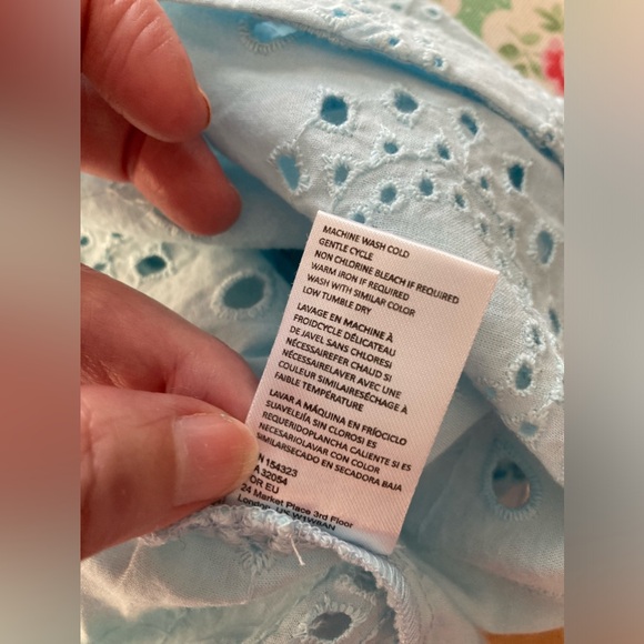 Maeve by Anthropologie - Blue eyelet Spring/Summer jacket - OSFM - Picture 2 of 8